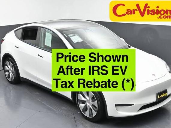 TESLA MODEL Y 2021 5YJYGDEE6MF124730 image